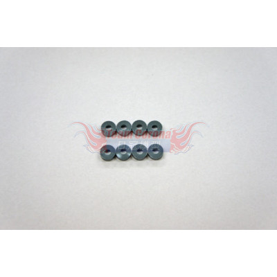 Mugen H0181D-Gb 3mm Alum Spacer 3.0mm Thick Gray (8pcs)